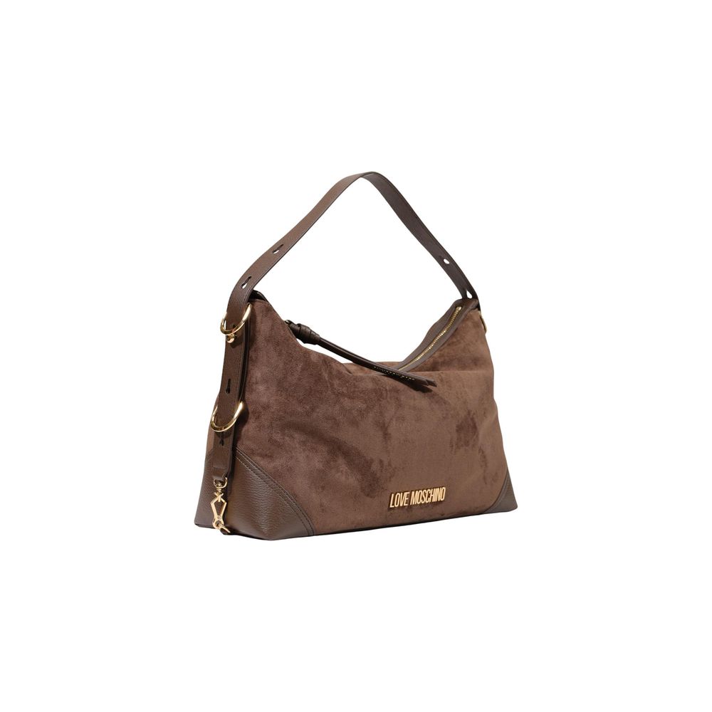 Love Moschino Brown Polyester Handbag - Image 2