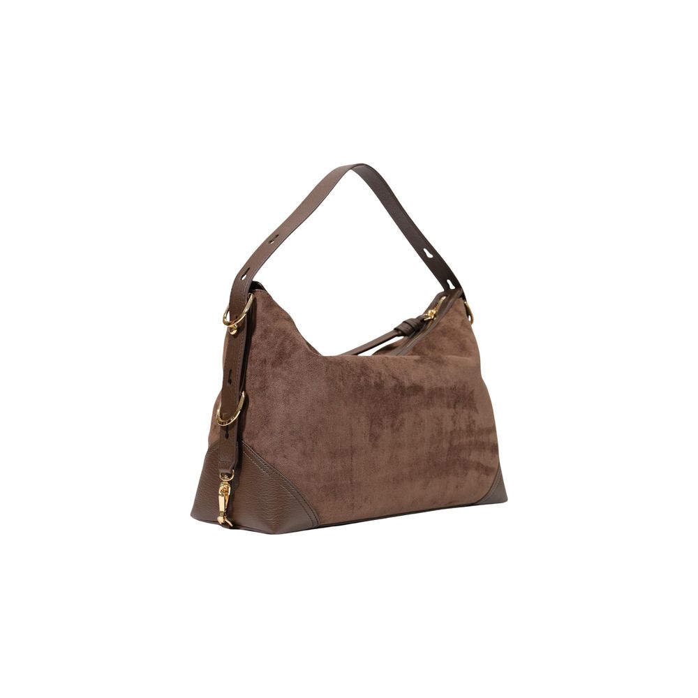 Love Moschino Brown Polyester Handbag - Image 3