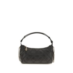 Tory Burch Black Lamb  Clutch Bag
