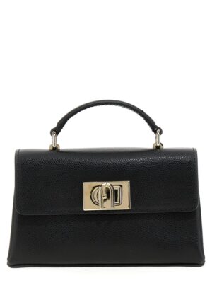 Furla Black Leather Crossbody Bag