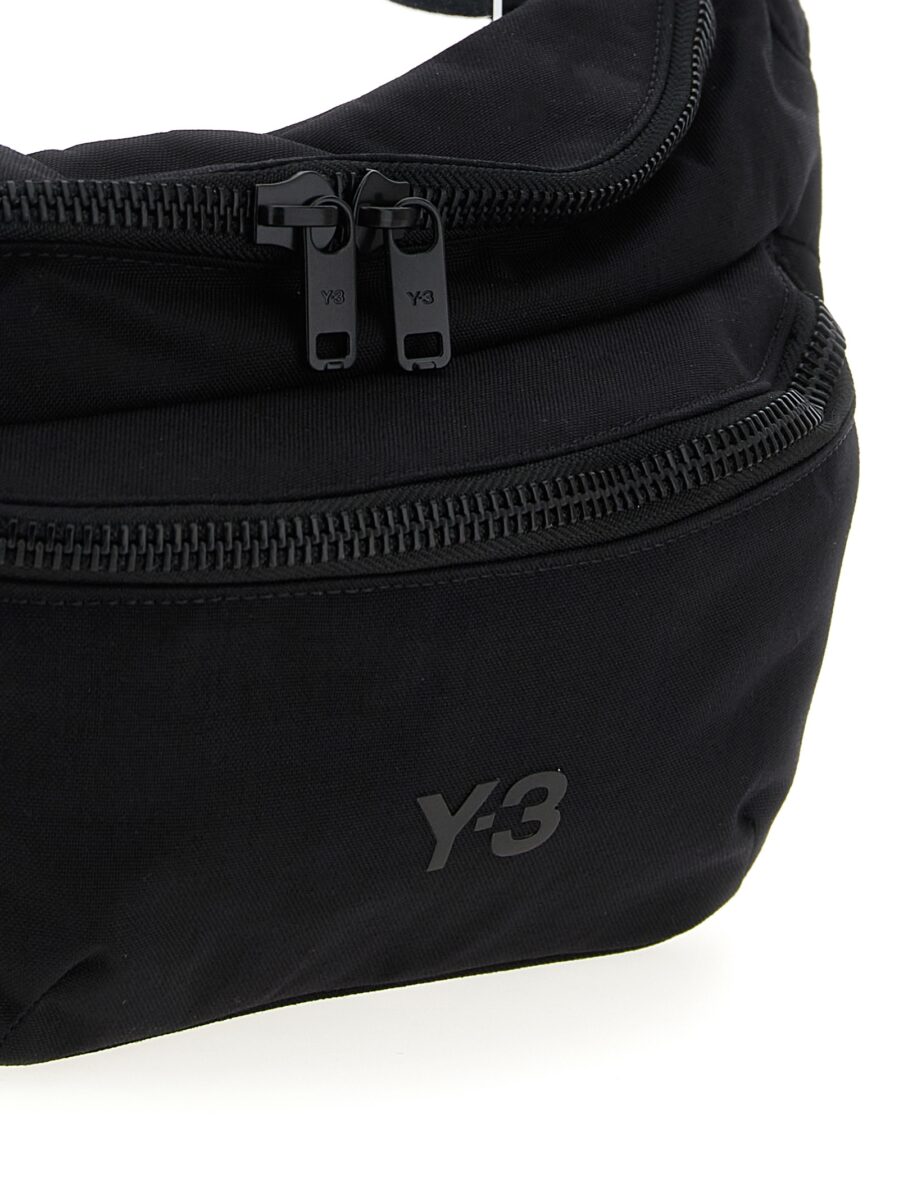 Y-3 Black Polyamide Crossbody Bag - Image 3