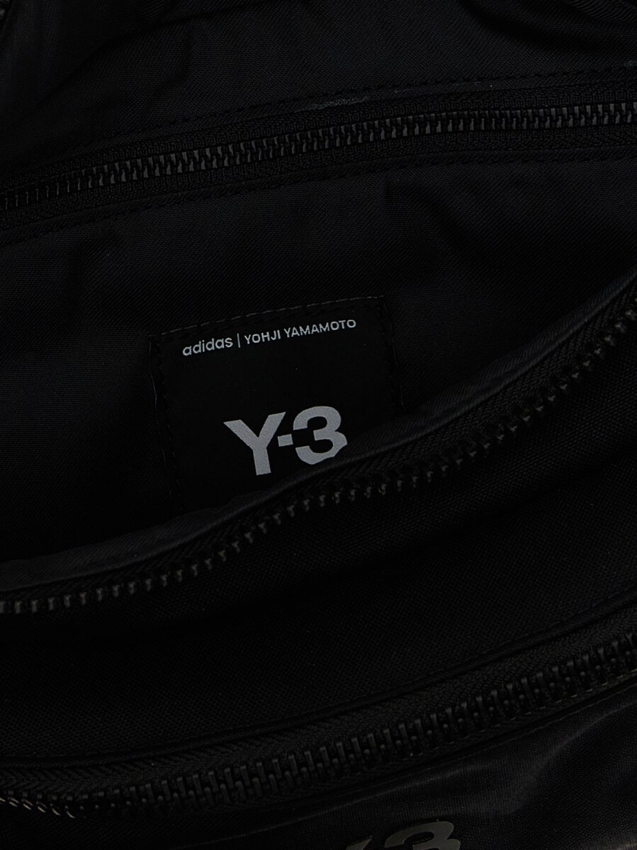 Y-3 Black Polyamide Crossbody Bag - Image 4