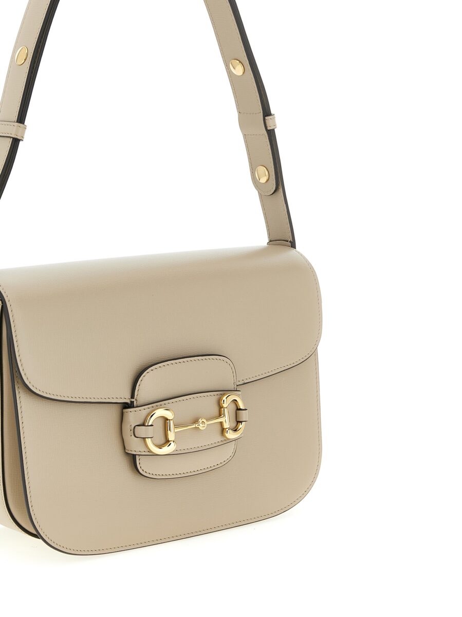 Gucci Beige Calfskin Shoulder Bag - Image 3