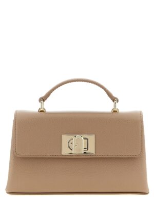 Furla Beige Calfskin Crossbody Bag