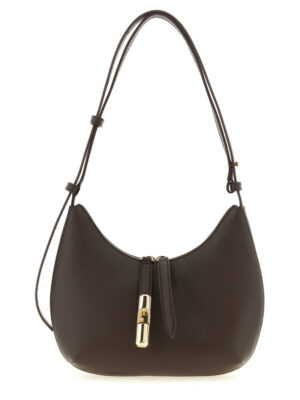 Furla Brown Calfskin Shoulder Bag