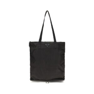 Prada Black Calf Leather Bos Taurus Shoulder Bag
