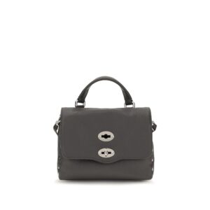 Zanellato Gray Calf Leather Bos Taurus Handbag