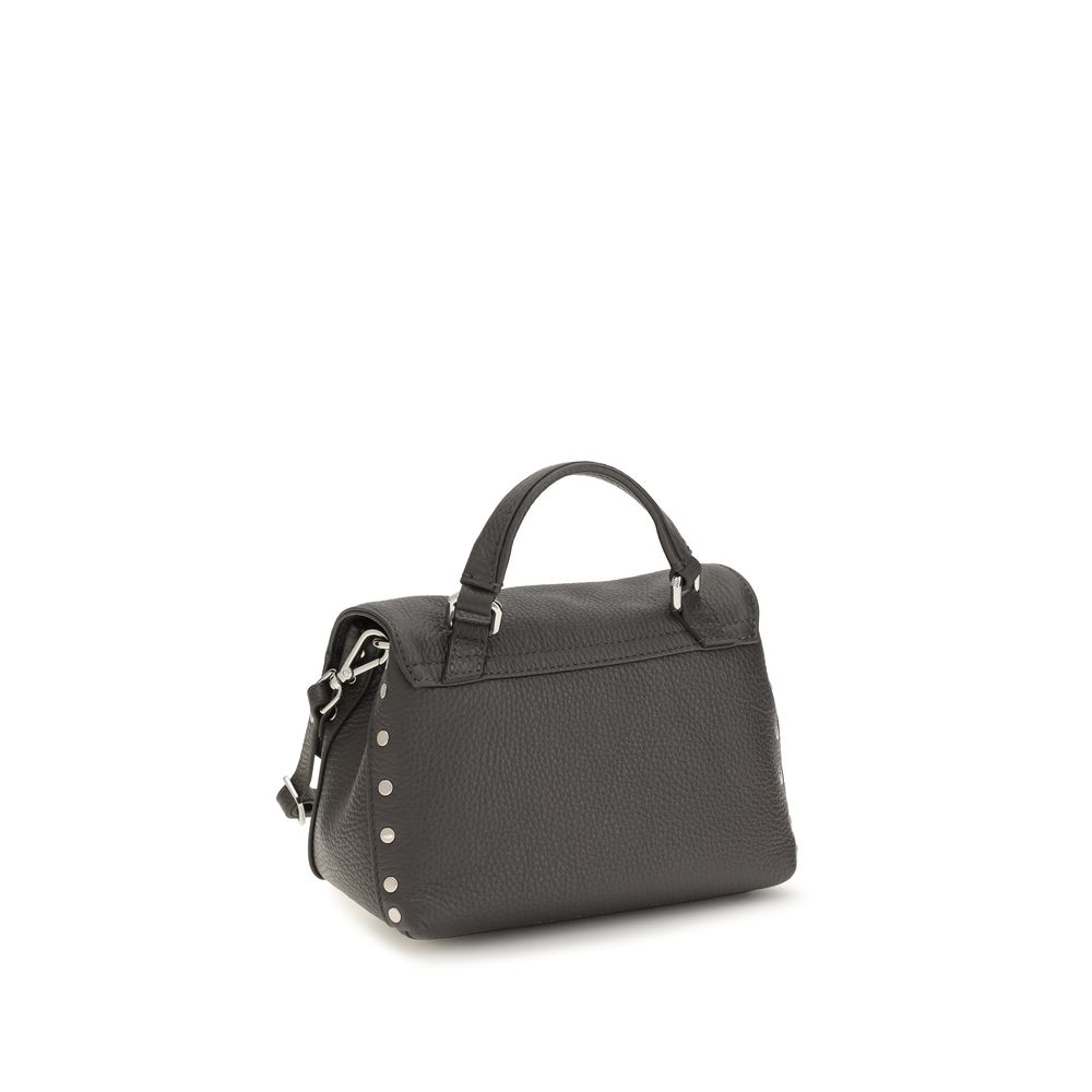 Zanellato Gray Calf Leather Bos Taurus Handbag - Image 3