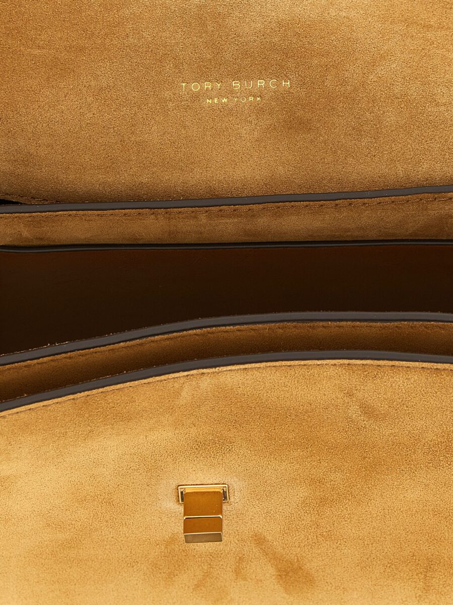 Tory Burch Brown Calfskin Shoulder Bag - Image 4