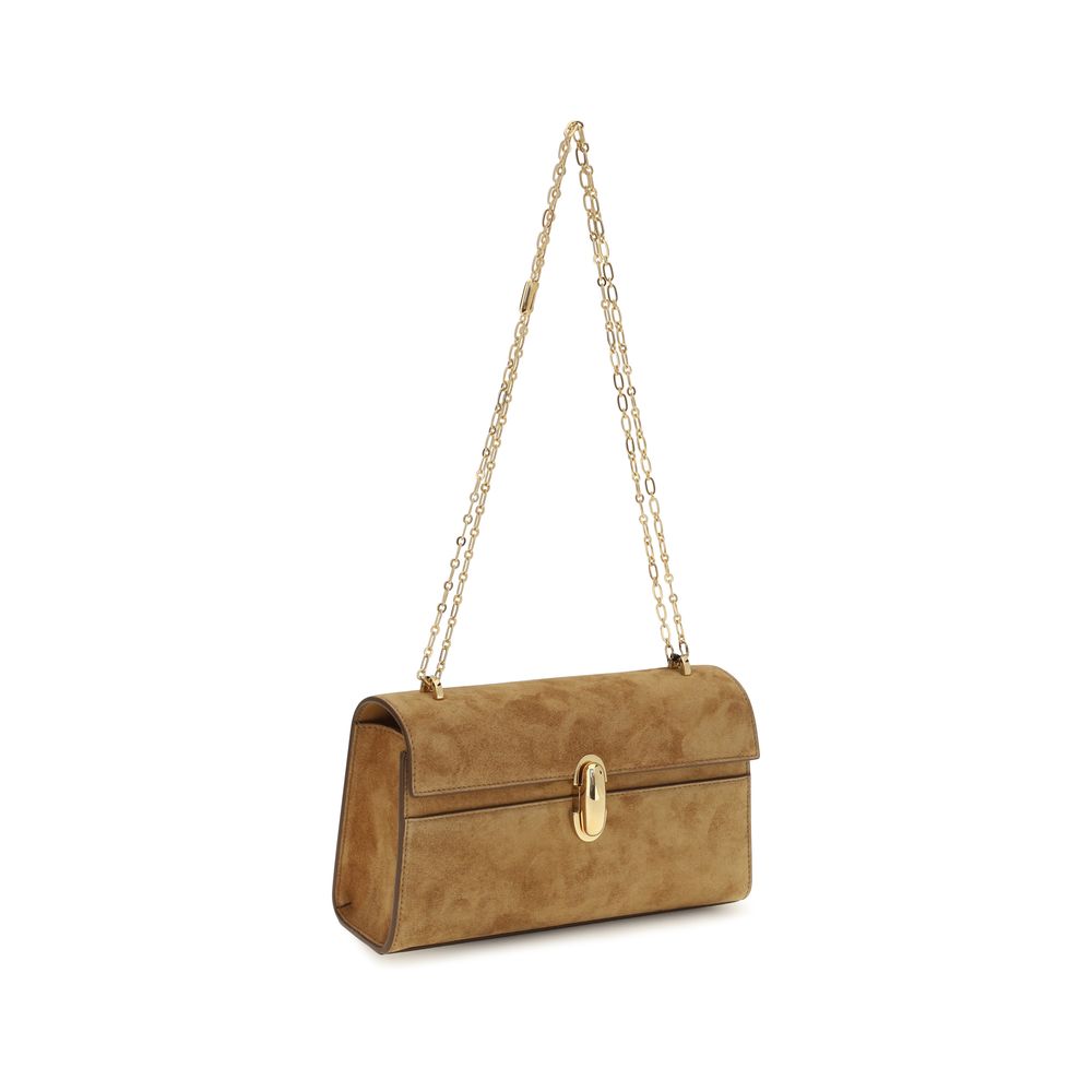 Savette Beige Calf Leather Bos Taurus Clutch Bag - Image 2