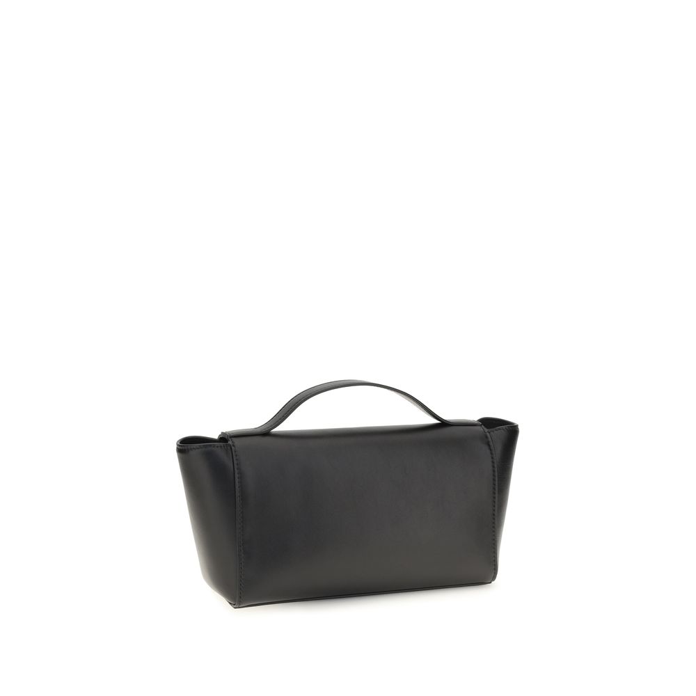 Savette Black Calf Leather Bos Taurus Clutch Bag - Image 3