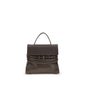 Moschino Brown Goatskin Handbag
