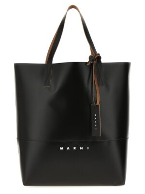 Marni Black Polyethylene Tote Bag