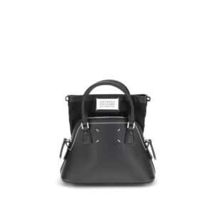 Maison Margiela Black Calf Leather Bos Taurus Handbag