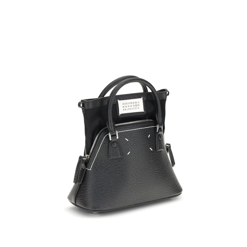 Maison Margiela Black Calf Leather Bos Taurus Handbag - Image 2