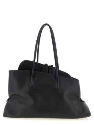 The Attico Black Calfskin Shoulder Bag