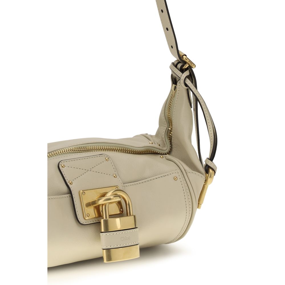Chloé Beige Calf Leather Bos Taurus Shoulder Bag - Image 4