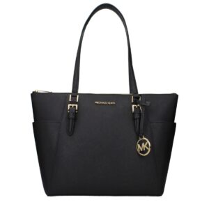 Michael Kors Black Leather Shoulder Bag