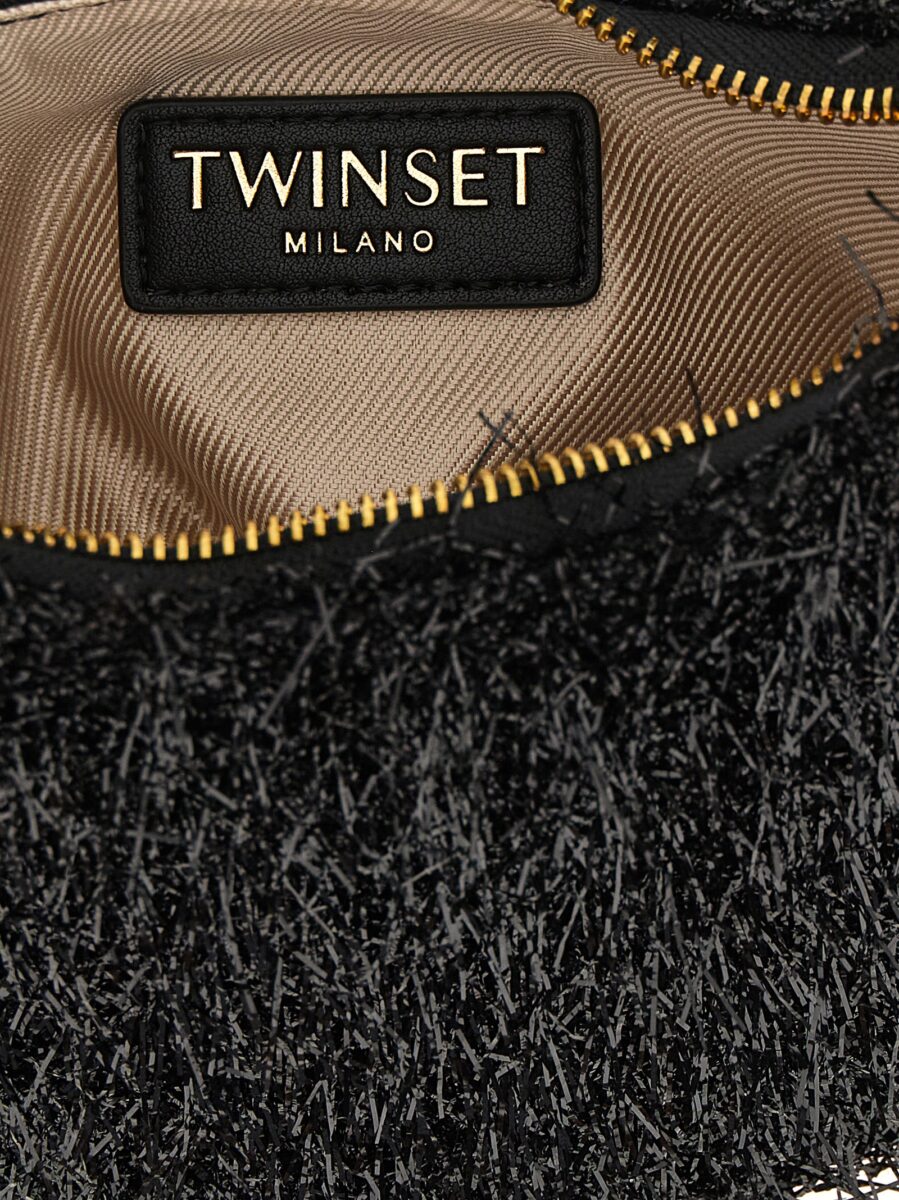 Twinset Black Polyester Handbag - Image 4