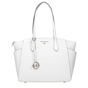 Michael Kors White Leather Shoulder Bag
