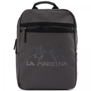 La Martina Gray Polyethylene Backpack