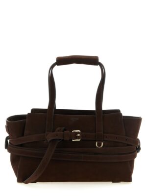 Moschino Brown Calfskin Handbag