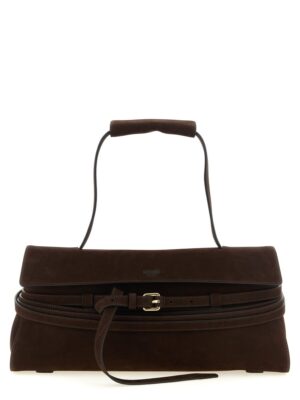Moschino Brown Calfskin Shoulder Bag