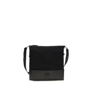 Maison Margiela Black Calf Leather Bos Taurus Shoulder Bag