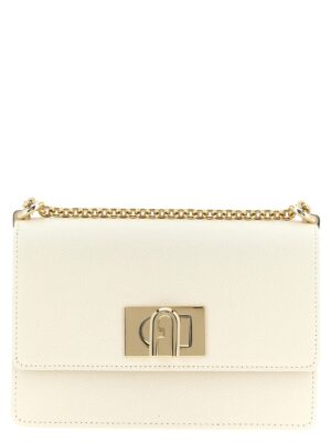Furla White Calfskin Crossbody Bag