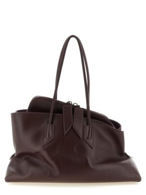The Attico Purple Bovine Leather Shoulder Bag