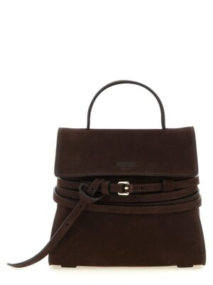 Moschino Brown Calfskin Handbag
