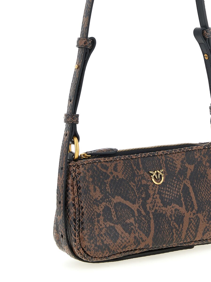 PINKO Brown Calfskin Crossbody Bag - Image 3