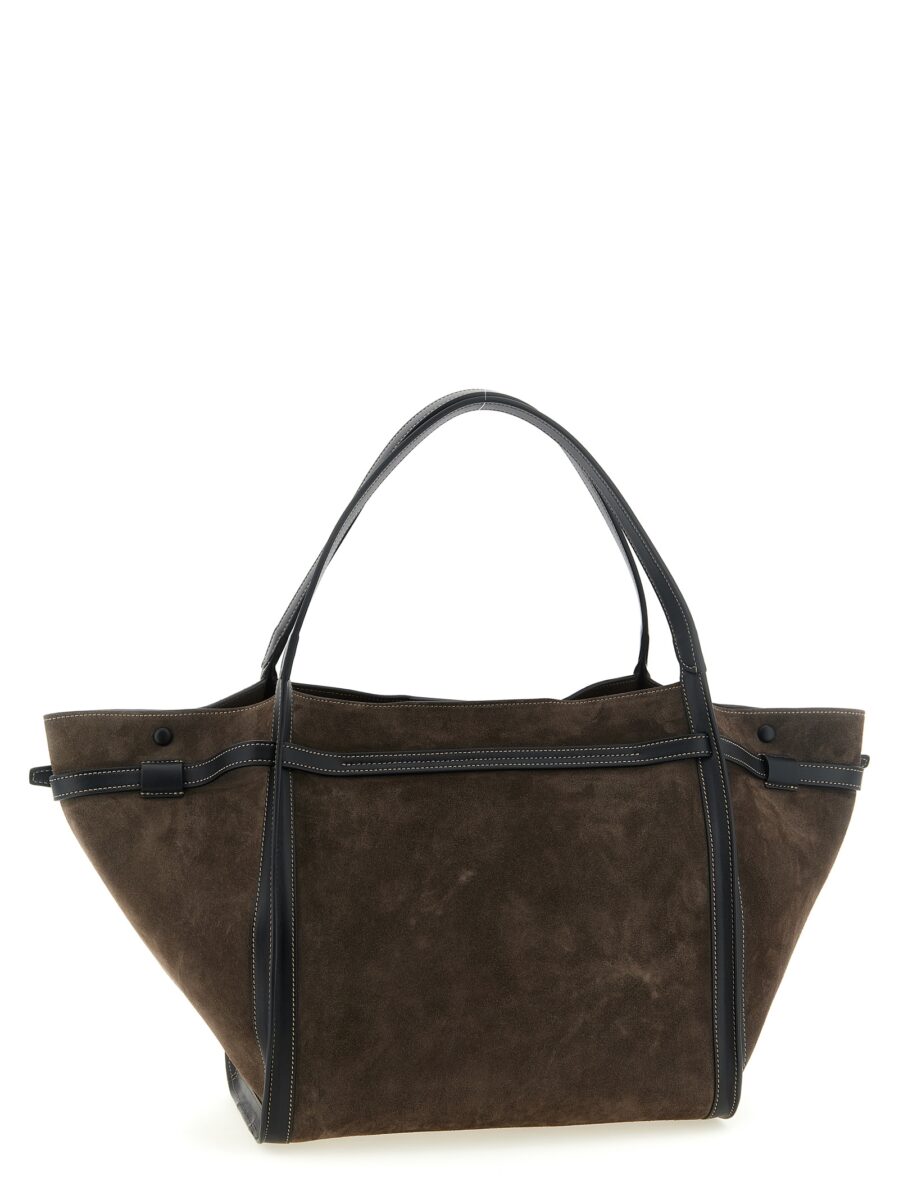 Tod's Brown Calfskin Tote Bag - Image 2