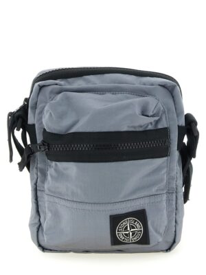 Stone Island Gray Polyamide Crossbody Bag