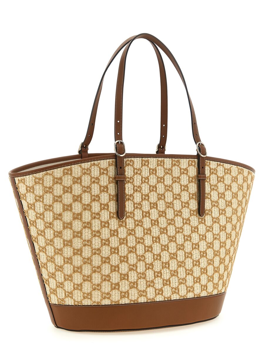 Gucci Brown Cotton Handbag - Image 2