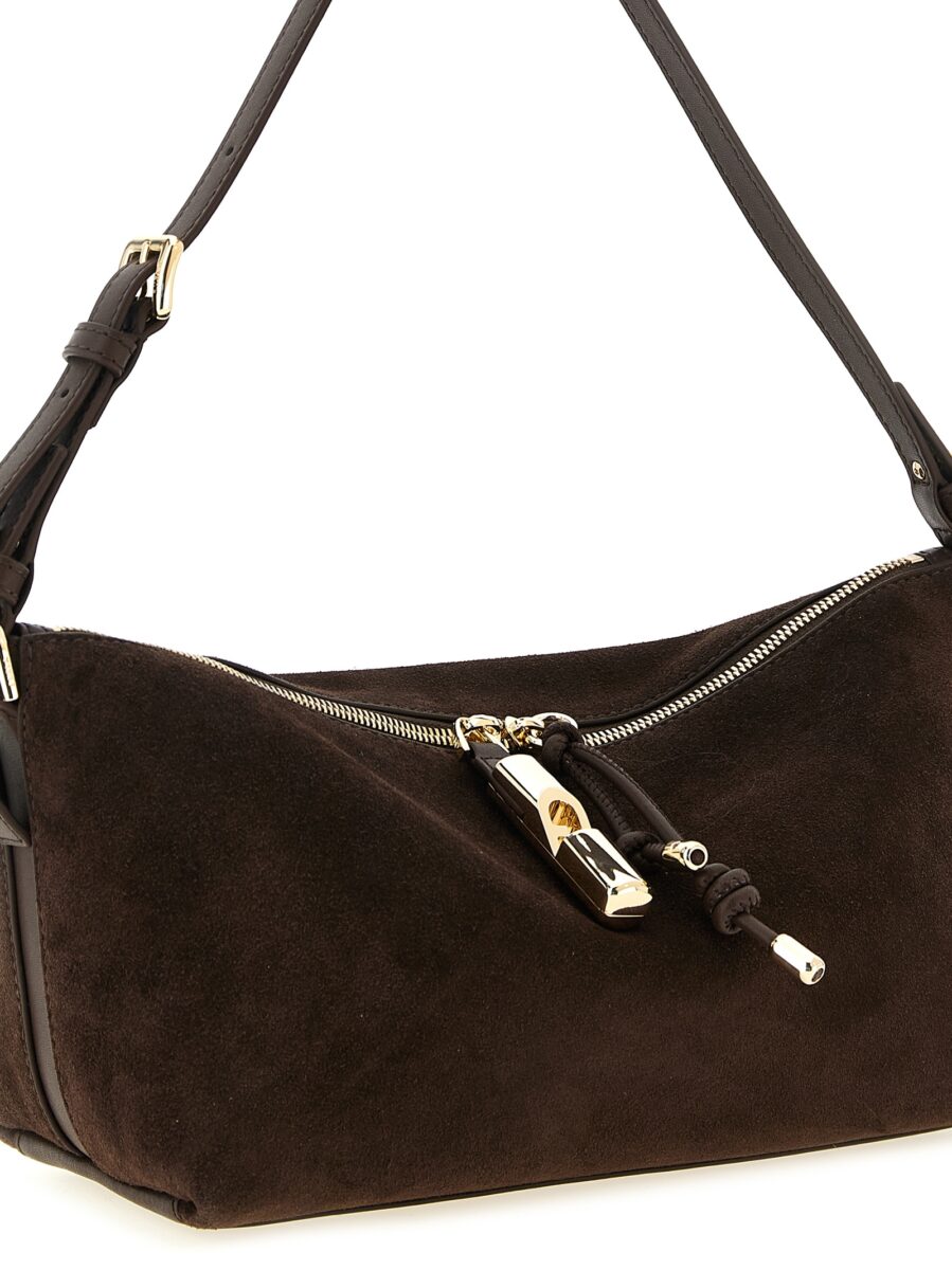 Furla Brown Calfskin Shoulder Bag - Image 3
