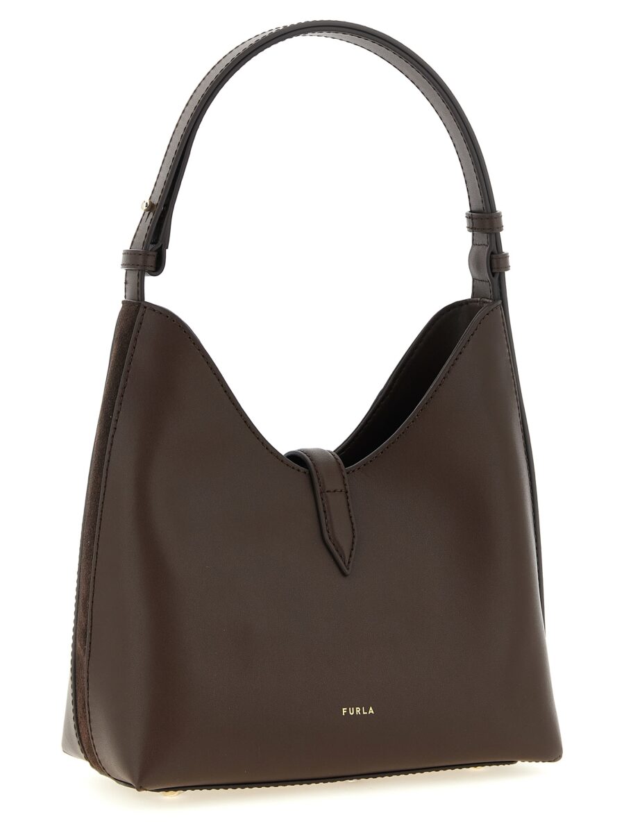 Furla Brown Calfskin Shoulder Bag - Image 2