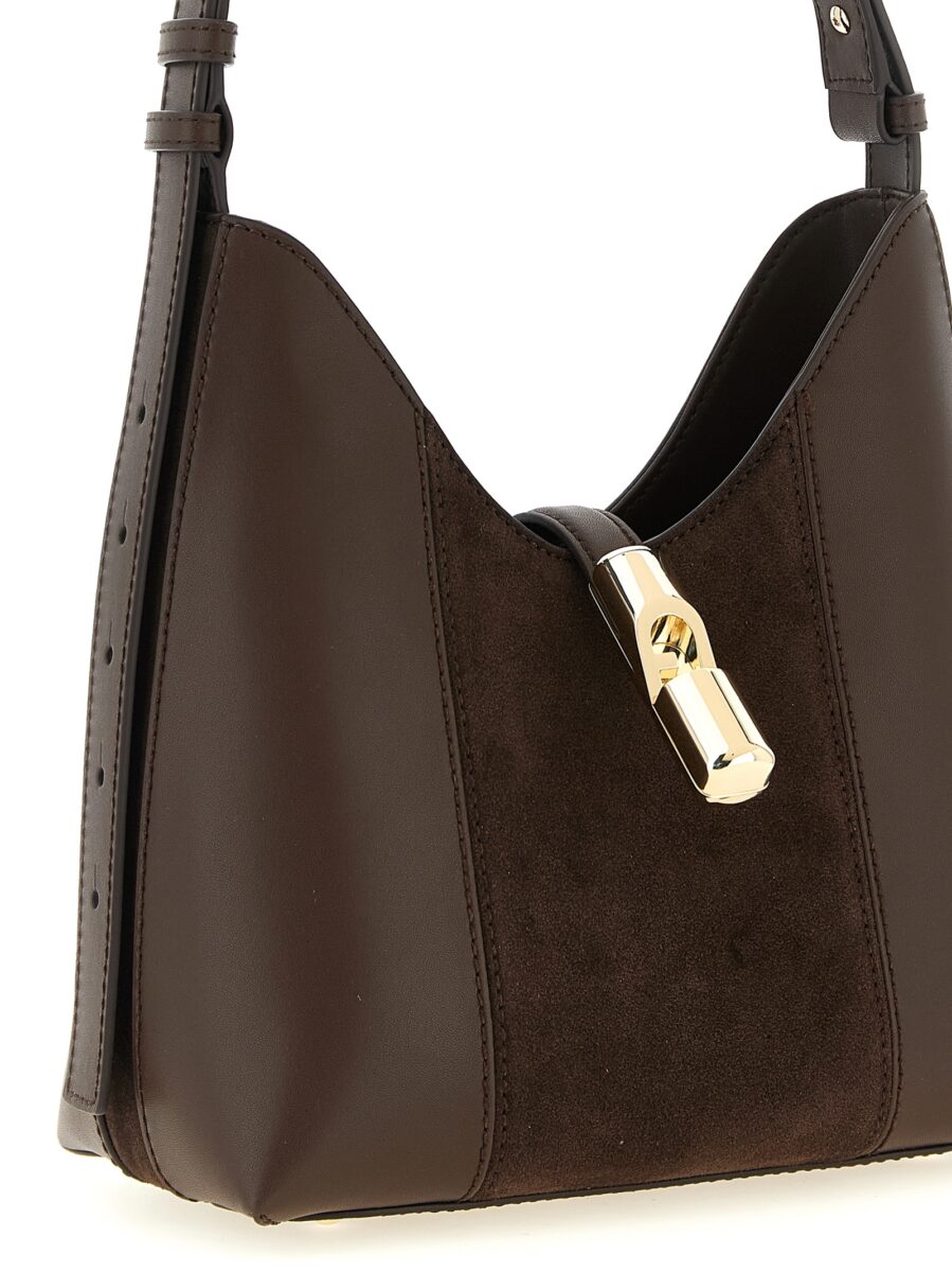 Furla Brown Calfskin Shoulder Bag - Image 3