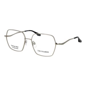 Trussardi Silver Stainless Steel Glasses (Frames)