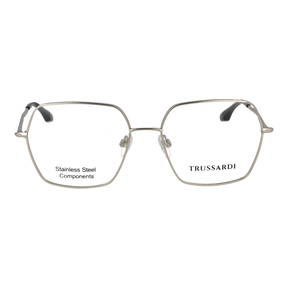 Trussardi Silver Stainless Steel Glasses (Frames) - Image 2