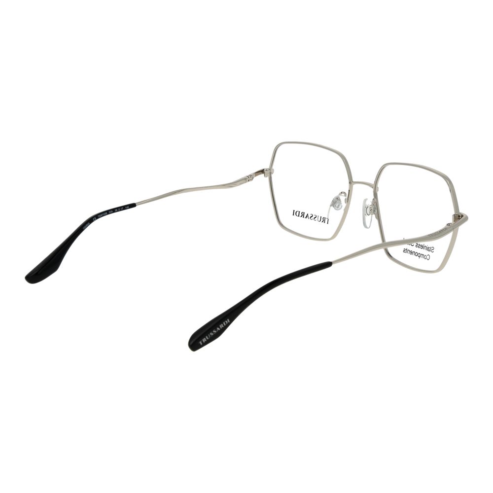 Trussardi Silver Stainless Steel Glasses (Frames) - Image 3