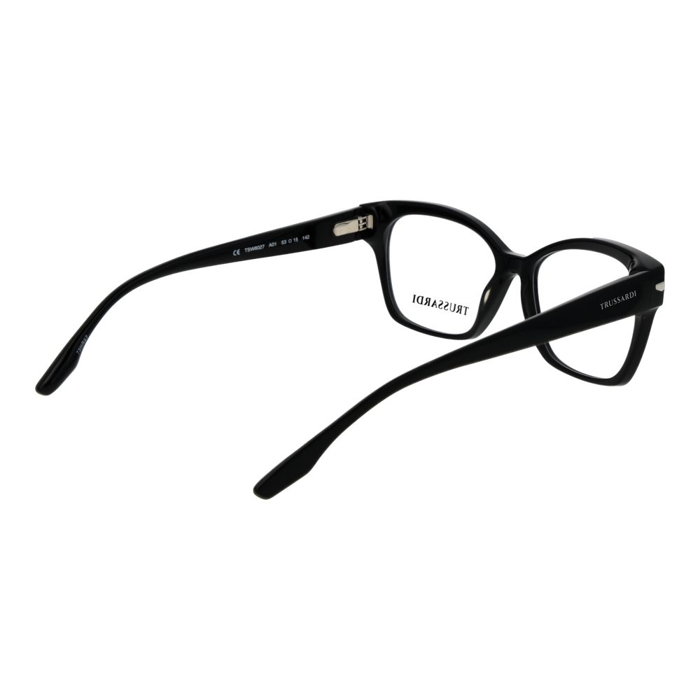 Trussardi Black Acetate Glasses (Frames) - Image 3