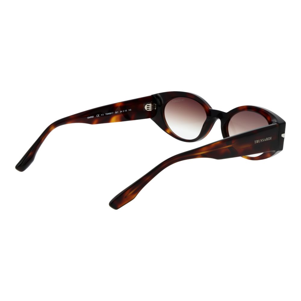 Trussardi Brown Acetate Sunglasses - Image 3