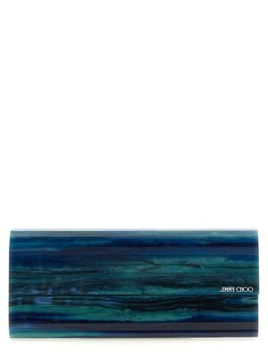 Jimmy Choo Bicolor Polyester Clutch Bag