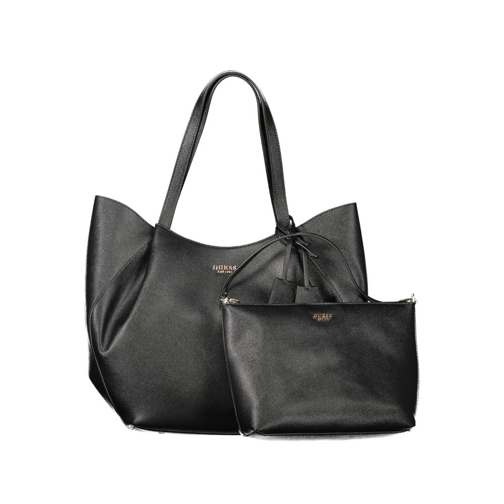 Guess Jeans Nero Poliuretano Women Handbag - Image 2