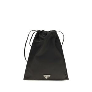Prada Black Polyamide Clutch Bag