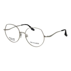 Trussardi Silver Stainless Steel Glasses (Frames)