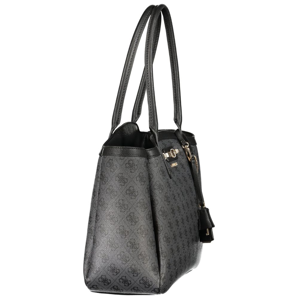 Guess Jeans Black Polyurethane Women's Bag - Image 3