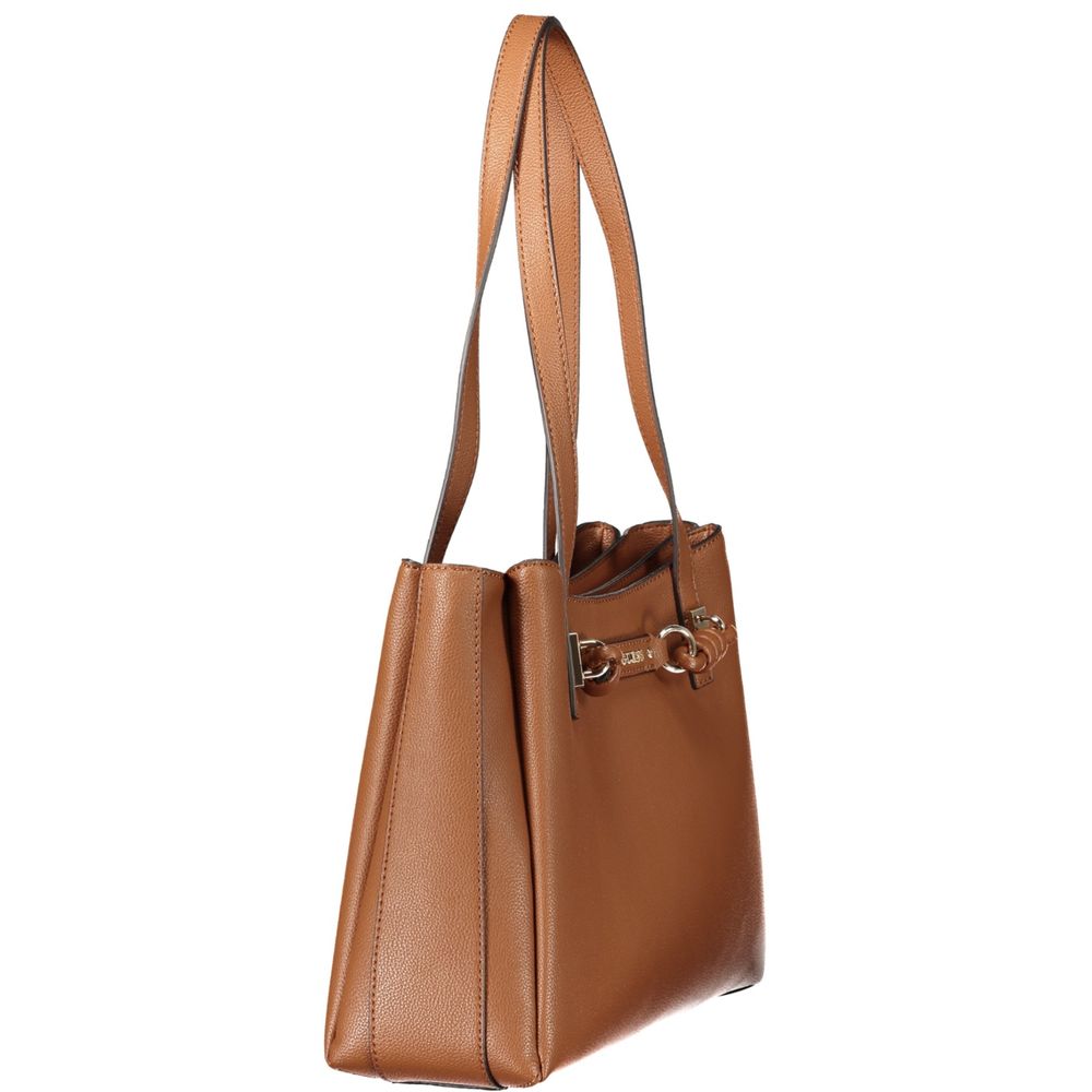 Guess Jeans Brown Polyurethane Women's Bag - Image 3