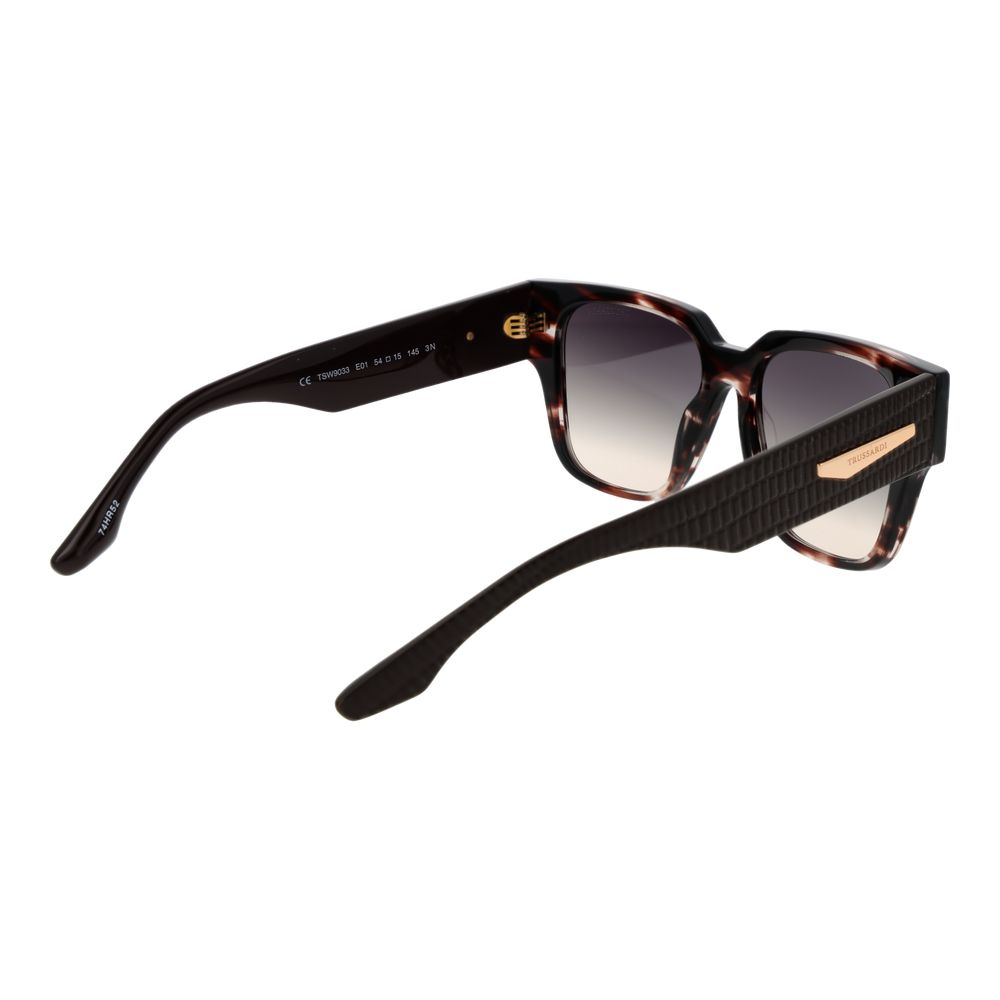 Trussardi Brown Acetate Sunglasses - Image 3